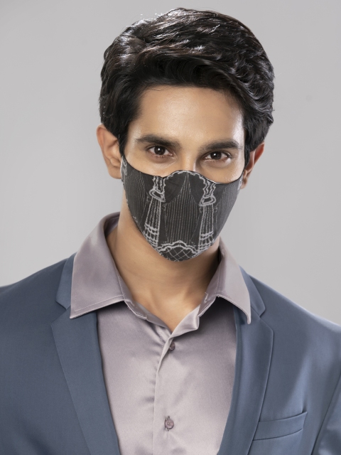 Behind the Mask - Manish Malhotra Unisex Grey Printed Bollywood Inspired 5-Ply Outdoor Masks
Behind the Mask - Manish Malhotra Unisex Grey Printed Bollywood Inspired 5-Ply Outdoor Masks