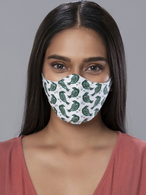 Behind the Mask - Anita Dongre Unisex White & Green Printed Pichhwai-Inspired 5-Ply Mask
Behind the Mask - Anita Dongre Unisex White & Green Printed Pichhwai-Inspired 5-Ply Mask