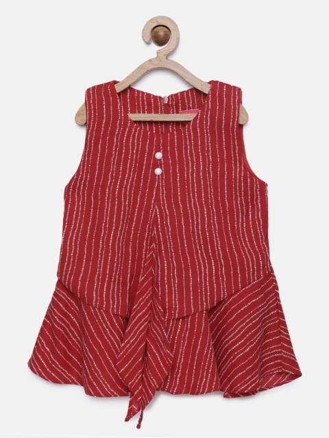Tiny Girl Girls Red Striped Top