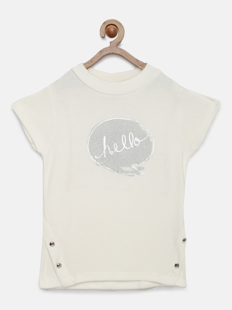 Tiny Girl Off-White Printed Top