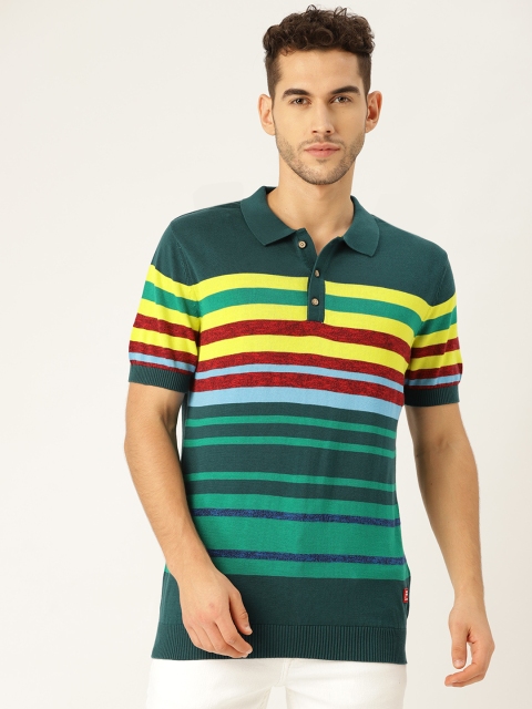 United Colors of Benetton Men Green & Yellow Multi Striped Polo Collar Winter T-shirt
United Colors of Benetton Men Green & Yellow Multi Striped Polo Collar Winter T-shirt