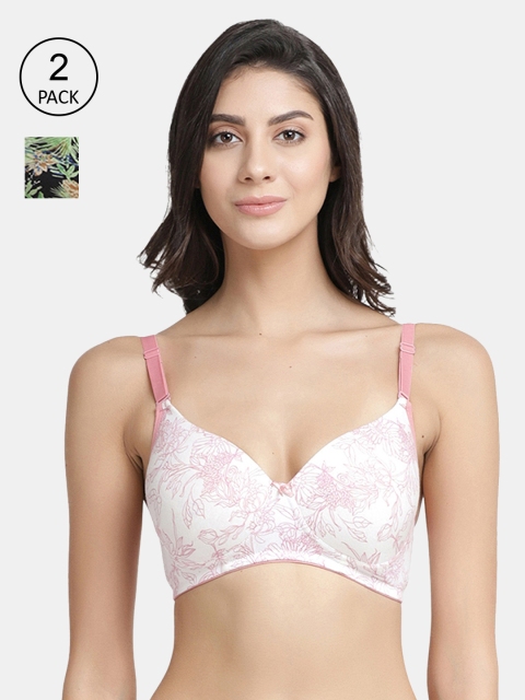 Inner Sense Pack of 2 Organic Cotton Antimicrobial Non-Wired Lightly Padded Sustainable T-shirt Bra, Multi
Inner Sense Pack of 2 Organic Cotton Antimicrobial Non-Wired Lightly Padded Sustainable T-shirt Bra, Multi