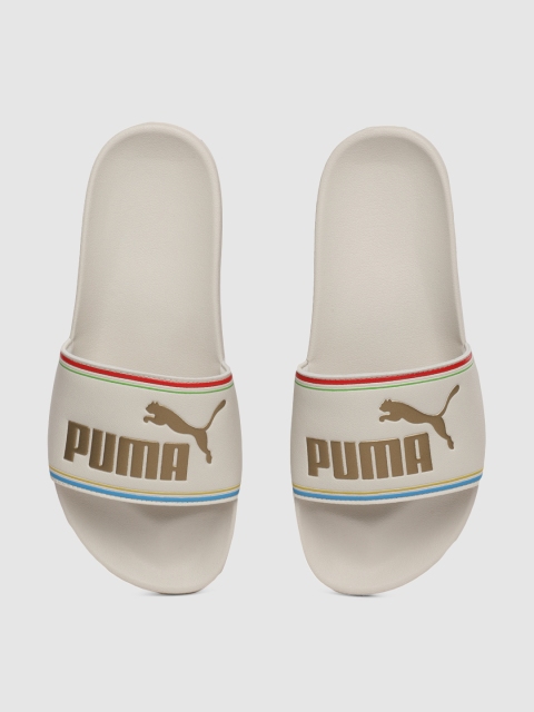 Puma Unisex White Leadcat FTR Sliders