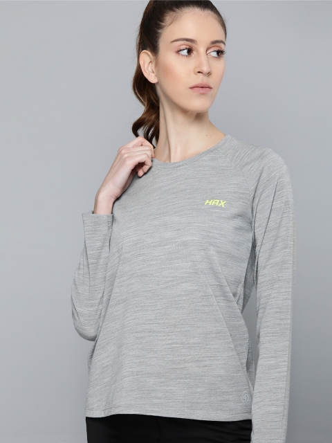 HRX by Hrithik Roshan Women Grey Brand Carrier Antimicrobial Running T-shirt, Grey melange
HRX by Hrithik Roshan Women Grey Brand Carrier Antimicrobial Running T-shirt, Grey melange