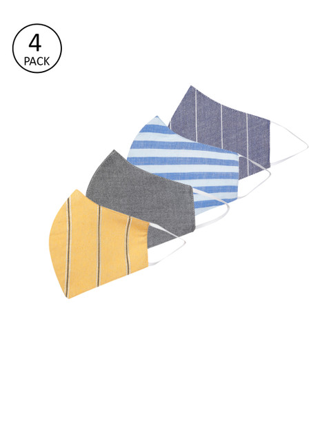Anouk Women Multicoloured Pack of 4 Printed Reusable 3-Layer Protective Fashion Masks, Multi
Anouk Women Multicoloured Pack of 4 Printed Reusable 3-Layer Protective Fashion Masks, Multi