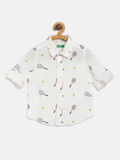 United Colors of Benetton Boys White & Red Conversational Printed Regular Fit Casual Shirt
United Colors of Benetton Boys White & Red Conversational Printed Regular Fit Casual Shirt
