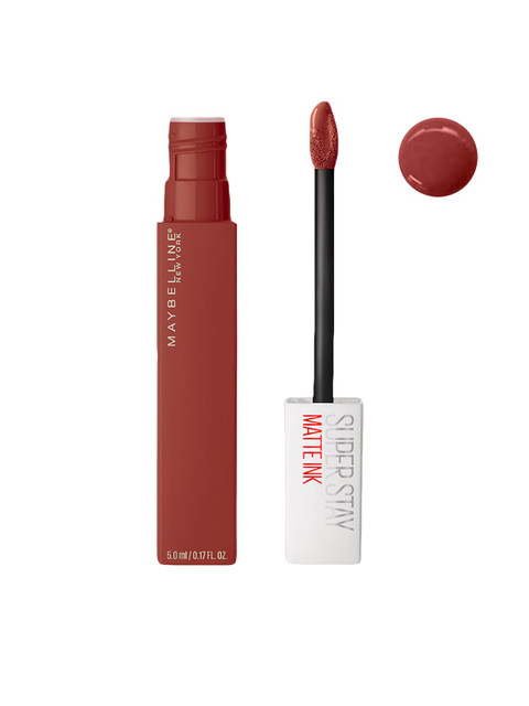 Maybelline New York Super Stay Matte Ink Liquid Lipstick - 245 Seeker 5 ml, Brown
Maybelline New York Super Stay Matte Ink Liquid Lipstick - 245 Seeker 5 ml, Brown