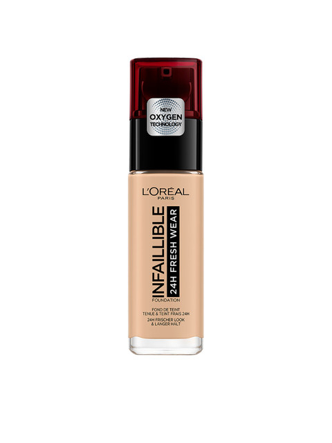 LOreal Paris Infallible 24H Fresh Wear Foundation - Natural Rose 125 30ml, Beige
LOreal Paris Infallible 24H Fresh Wear Foundation - Natural Rose 125 30ml, Beige