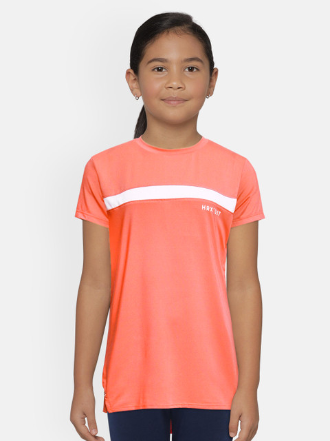 HRX by Hrithik Roshan Girls Sugar Coral Solid Antimicrobial Rapid-Dry Lycra Active T-shirt, Pink
HRX by Hrithik Roshan Girls Sugar Coral Solid Antimicrobial Rapid-Dry Lycra Active T-shirt, Pink