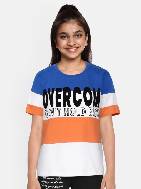 HRX by Hrithik Roshan Girls Optic White Typographic Bio-Wash Lifestyle Pure Cotton T-shirt
HRX by Hrithik Roshan Girls Optic White Typographic Bio-Wash Lifestyle Pure Cotton T-shirt