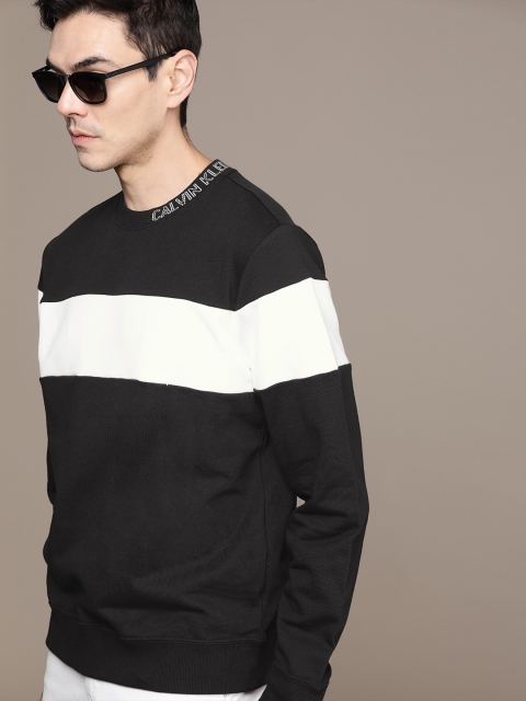Calvin Klein Jeans Men Black Colourblocked Pure Cotton Brand Logo Monogrammed Sweatshirt
Calvin Klein Jeans Men Black Colourblocked Pure Cotton Brand Logo Monogrammed Sweatshirt
