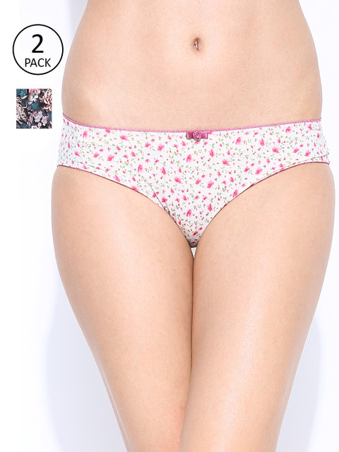 Amante Women Pack of 2 Floral Print Basic Briefs, Pink
Amante Women Pack of 2 Floral Print Basic Briefs, Pink
