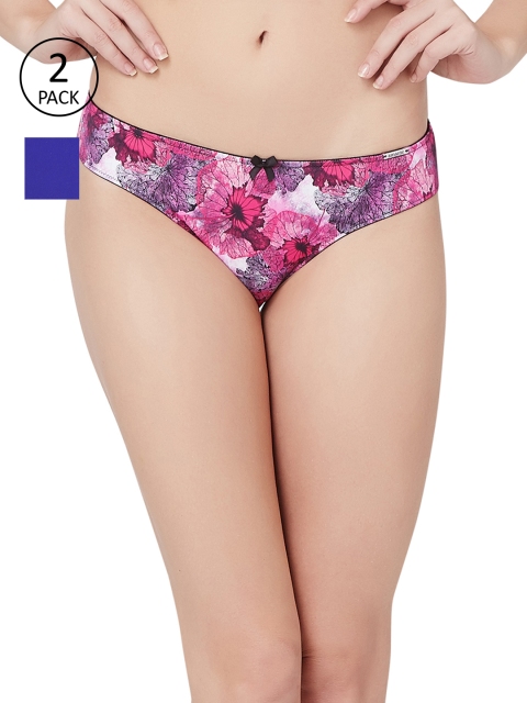 Amante Women Pack of 2 Briefs, Pink