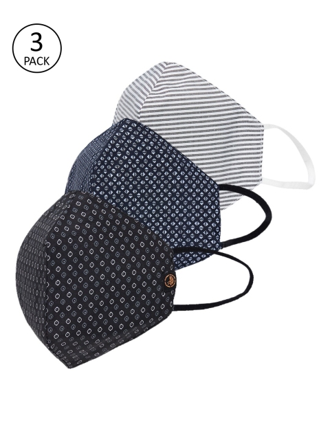 Devis Unisex Pack of 3 Pcs Multicoloured Reusable 2-Ply Protective Outdoor Masks, Multi
Devis Unisex Pack of 3 Pcs Multicoloured Reusable 2-Ply Protective Outdoor Masks, Multi