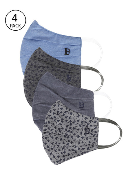 Bene Kleed Women 4 Pcs 3-Ply Anti Bacterial Reusable Heptashield Printed Outdoor Masks, Multi
Bene Kleed Women 4 Pcs 3-Ply Anti Bacterial Reusable Heptashield Printed Outdoor Masks, Multi