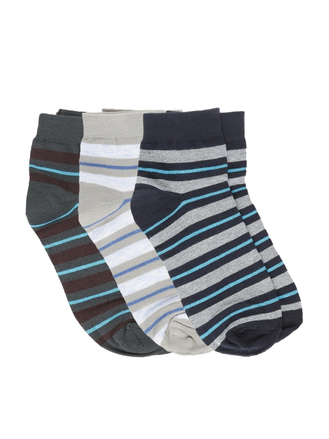 Dollar Men Pack of 3 Ankle-Length Socks, Assorted