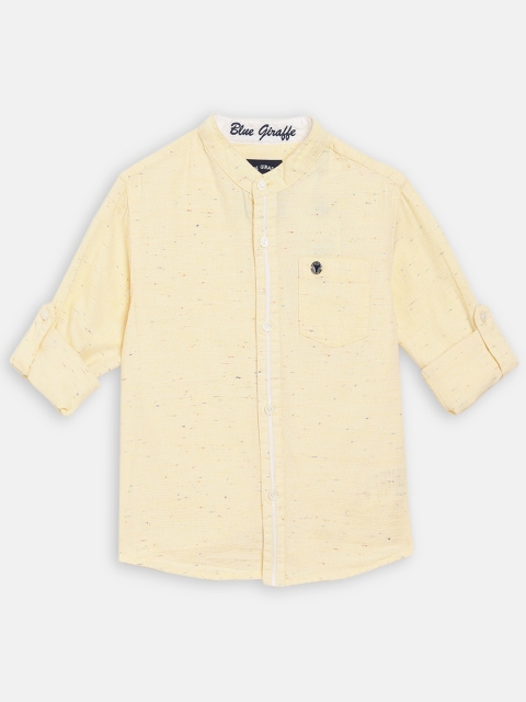 Blue Giraffe Boys Yellow Giraffe Boys Shirt