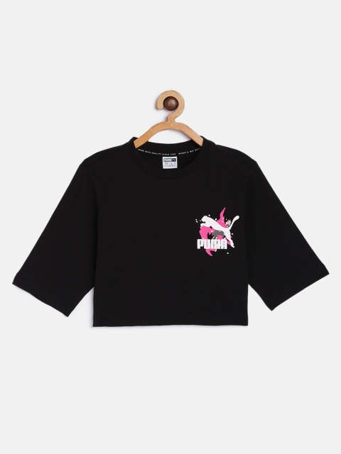 Puma Girls Black Pure Cotton Classic Wild Solid Relaxed Fit Boxy Crop Pure Cotton T-shirt
Puma Girls Black Pure Cotton Classic Wild Solid Relaxed Fit Boxy Crop Pure Cotton T-shirt
