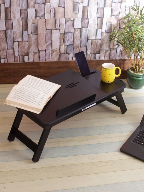 WISHTANK Black Foldable Multipurpose Portable Laptop Table With Drawer & Mobile Holder
WISHTANK Black Foldable Multipurpose Portable Laptop Table With Drawer & Mobile Holder
