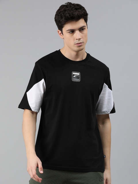 Puma Men Black Solid Loose Round Neck Rebel Advanced Pure Cotton T-shirt with Print Detail
Puma Men Black Solid Loose Round Neck Rebel Advanced Pure Cotton T-shirt with Print Detail