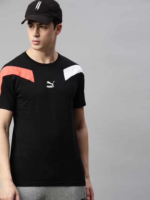 Puma Men Black Solid Slim Fit 2020 Sport Round Neck Pure Cotton T-shirt With Printed Detailing
Puma Men Black Solid Slim Fit 2020 Sport Round Neck Pure Cotton T-shirt With Printed Detailing