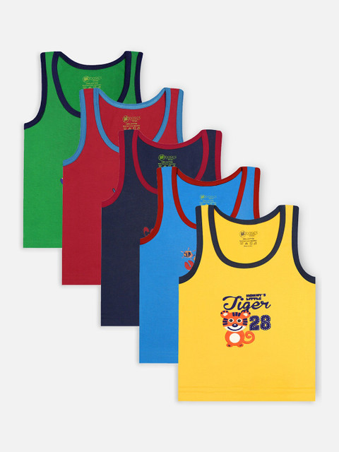 YK Basics Infant Boys Pack Of 5 Printed Innerwear Vests MYK-VST-103-5_6 - 12 MTH, Multi
YK Basics Infant Boys Pack Of 5 Printed Innerwear Vests MYK-VST-103-5_6 - 12 MTH, Multi