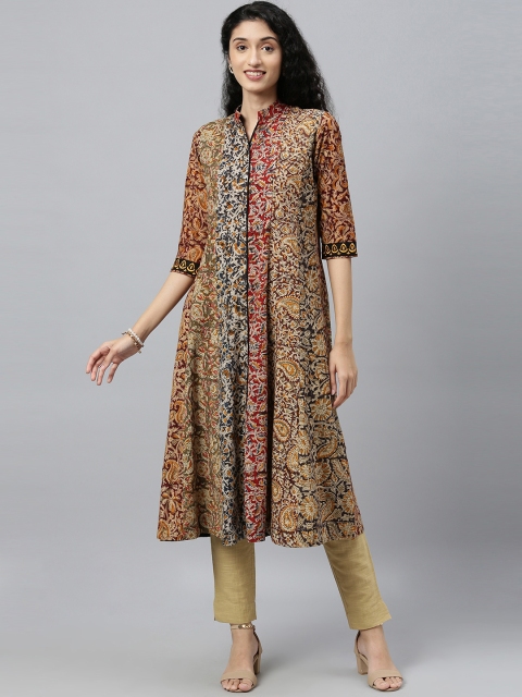 ETIQUETTE Women Multicoloured Floral Pure Cotton Printed Pure Cotton A-Line Pleated Kurti, Multi
ETIQUETTE Women Multicoloured Floral Pure Cotton Printed Pure Cotton A-Line Pleated Kurti, Multi