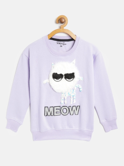 White Snow Girls Lavender Faux Fur Applique Sweatshirt with Sequinned & Beaded Detail
White Snow Girls Lavender Faux Fur Applique Sweatshirt with Sequinned & Beaded Detail