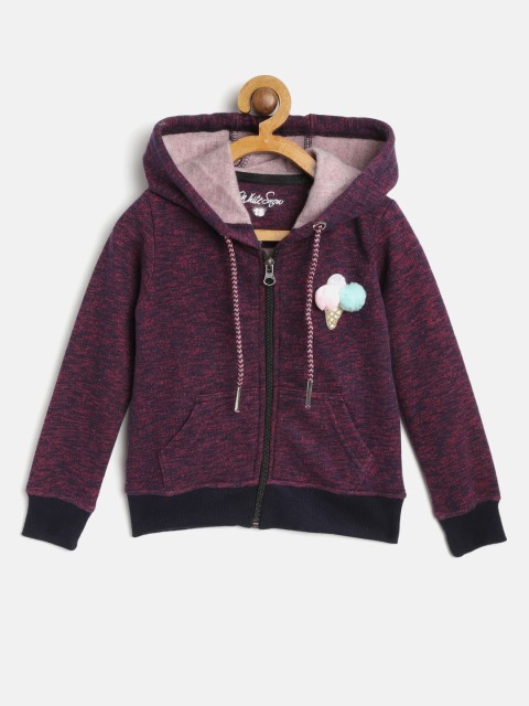 White Snow Girls Navy Blue & Pink Grindle Effect Hooded Sweatshirt with Applique Detail
White Snow Girls Navy Blue & Pink Grindle Effect Hooded Sweatshirt with Applique Detail