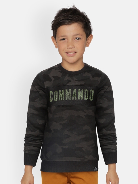 Monte Carlo Boys Charcoal Grey & Black Camouflage Print Sweatshirt with Mesh Panel Detail
Monte Carlo Boys Charcoal Grey & Black Camouflage Print Sweatshirt with Mesh Panel Detail
