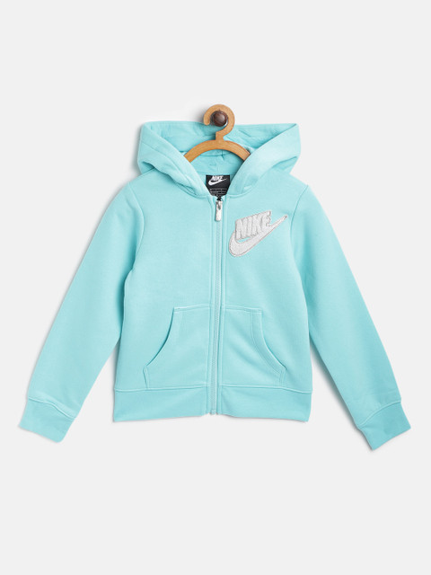 Nike Girls Blue Fleece Lurex Hooded Sweatshirt
Nike Girls Blue Fleece Lurex Hooded Sweatshirt