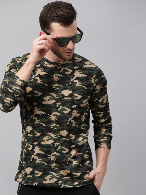 Urbano Fashion Men Olive Green Beige Camouflage Printed Round Neck Pure Cotton T-shirt
Urbano Fashion Men Olive Green Beige Camouflage Printed Round Neck Pure Cotton T-shirt