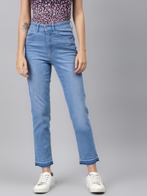 Marks & Spencer Women Blue Cigarette Fit Mid-Rise Clean Look Stretchable Cropped Jeans
Marks & Spencer Women Blue Cigarette Fit Mid-Rise Clean Look Stretchable Cropped Jeans
