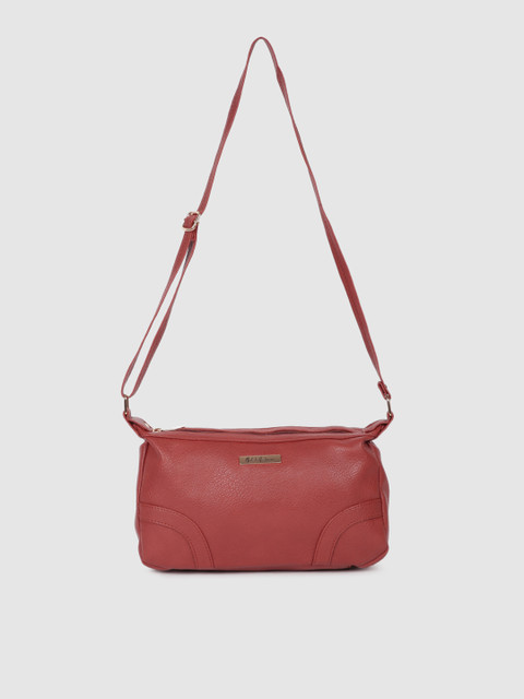 Mast & Harbour Rust Brown Solid Sling Bag 
Mast & Harbour Rust Brown Solid Sling Bag