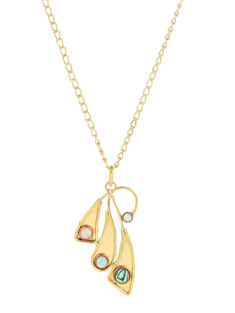 ZeroKaata Women Gold-Plated Stone-Studded Contemporary Handcrafted Pendant with Chain
ZeroKaata Women Gold-Plated Stone-Studded Contemporary Handcrafted Pendant with Chain