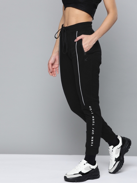 HRX by Hrithik Roshan Women Black Solid Slim Fit Bio-Wash Antimicrobial Lifestyle Joggers
HRX by Hrithik Roshan Women Black Solid Slim Fit Bio-Wash Antimicrobial Lifestyle Joggers