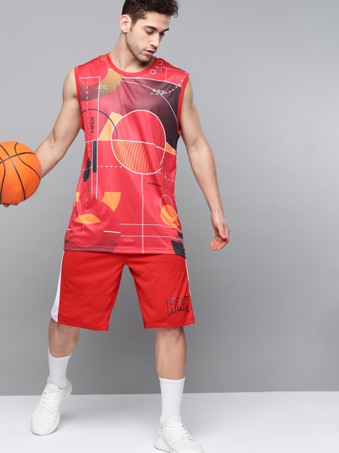HRX by Hrithik Roshan Men High Risk Red Solid Regular Fit Rapid-Dry Basketball Shorts, Rust
HRX by Hrithik Roshan Men High Risk Red Solid Regular Fit Rapid-Dry Basketball Shorts, Rust