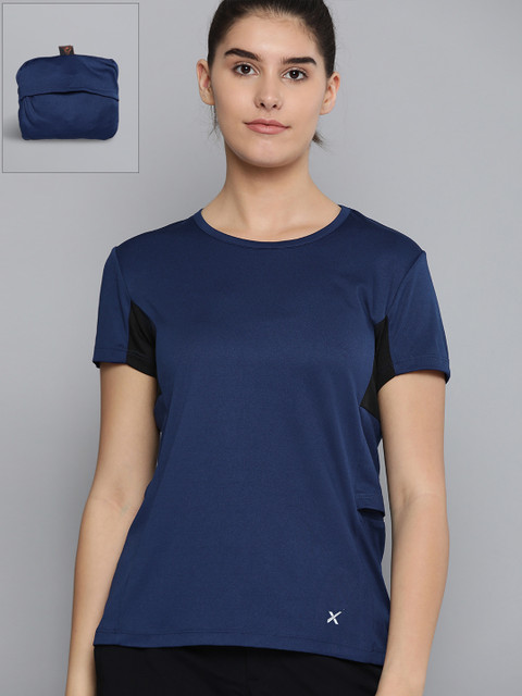 HRX by Hrithik Roshan Women Medieval Blue Solid Rapid-Dry Outdoor Packable T-shirt, Navy blue
HRX by Hrithik Roshan Women Medieval Blue Solid Rapid-Dry Outdoor Packable T-shirt, Navy blue