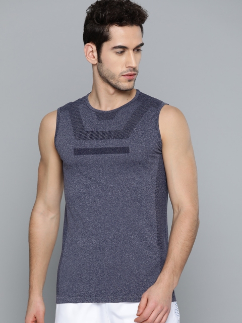 HRX by Hrithik Roshan Men Navy Melange Solid Seamless Rapid-Dry Training T-shirt, Navy blue
HRX by Hrithik Roshan Men Navy Melange Solid Seamless Rapid-Dry Training T-shirt, Navy blue