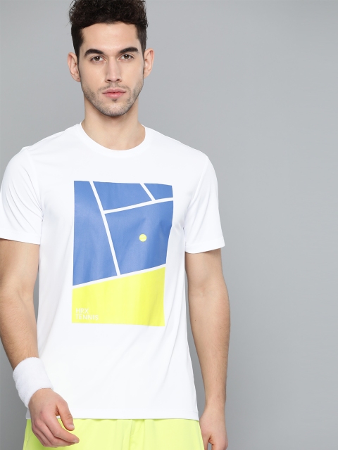 HRX by Hrithik Roshan Men Optic White Printed Rapid-Dry Antimicrobial Racket Sport T-shirt
HRX by Hrithik Roshan Men Optic White Printed Rapid-Dry Antimicrobial Racket Sport T-shirt