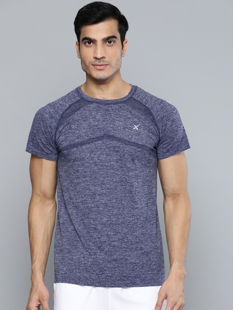 HRX by Hrithik Roshan Men Navy Melange Solid Seamless Rapid-Dry Yoga T-shirt, Navy blue
HRX by Hrithik Roshan Men Navy Melange Solid Seamless Rapid-Dry Yoga T-shirt, Navy blue