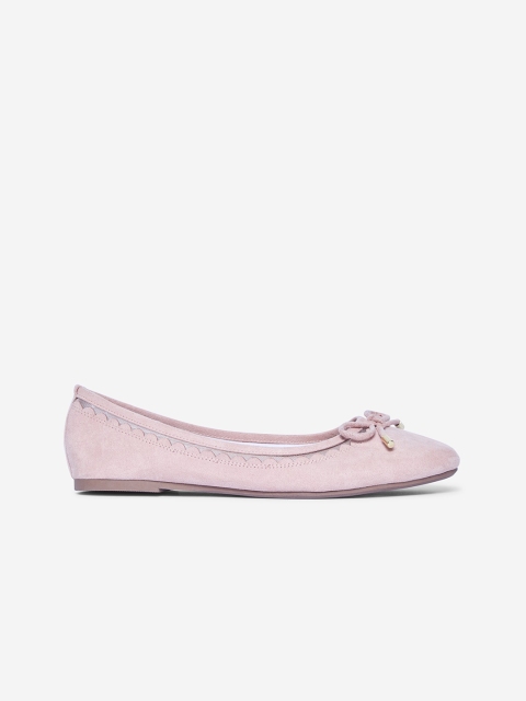 DOROTHY PERKINS Women Pink Bow Detail Ballerinas