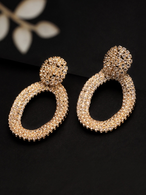 TOKYO TALKIES X rubans FASHION ACCESSORIES Gold-Toned & White Handcrafted Drop Earrings
TOKYO TALKIES X rubans FASHION ACCESSORIES Gold-Toned & White Handcrafted Drop Earrings