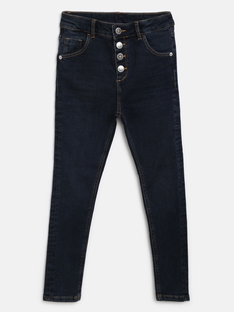 Marks & Spencer Girls Navy Blue Super Skinny Fit High-Rise Clean Look Stretchable Jeans
Marks & Spencer Girls Navy Blue Super Skinny Fit High-Rise Clean Look Stretchable Jeans