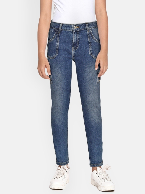 Marks & Spencer Girls Blue Super Skinny Fit Mid Rise Stretchable Jeans with Zip Details
Marks & Spencer Girls Blue Super Skinny Fit Mid Rise Stretchable Jeans with Zip Details