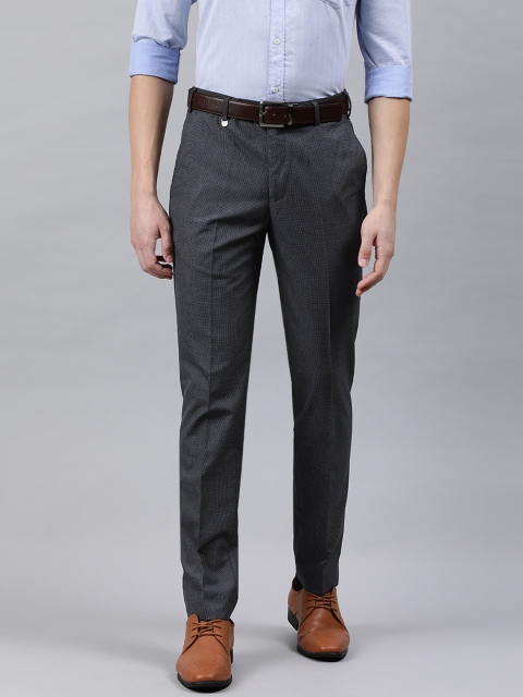 Park Avenue Men Charcoal Grey Super Slim Fit Self Design Formal Trousers
Park Avenue Men Charcoal Grey Super Slim Fit Self Design Formal Trousers