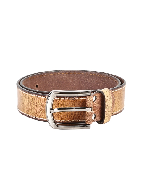 WildHorn Men Brown Leather Belt