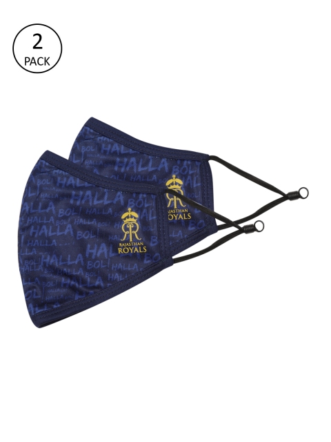 Alcis Unisex Pack of 2 Navy Blue Printed 3 Ply Reusable Anti-Microbial Cloth Masks
Alcis Unisex Pack of 2 Navy Blue Printed 3 Ply Reusable Anti-Microbial Cloth Masks
