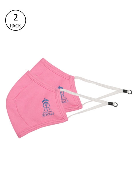 Alcis Unisex Pack of 2 Pink Rajasthan Royals 3 Ply Reusable Anti-Microbial Cloth Masks
Alcis Unisex Pack of 2 Pink Rajasthan Royals 3 Ply Reusable Anti-Microbial Cloth Masks