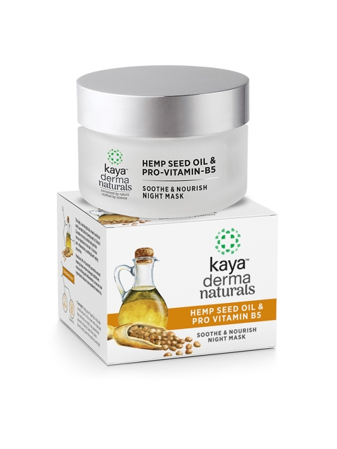 Kaya Skin Clinic Hemp Seed Oil & Pro Vitamin B5 Soothe & Nourish Night Mask 50g, White
Kaya Skin Clinic Hemp Seed Oil & Pro Vitamin B5 Soothe & Nourish Night Mask 50g, White